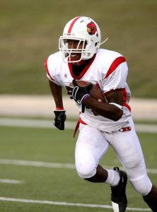 football player in uniform